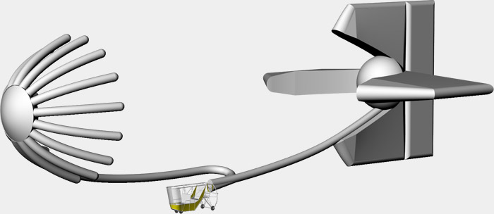 Hot Air Airship pressure tubes