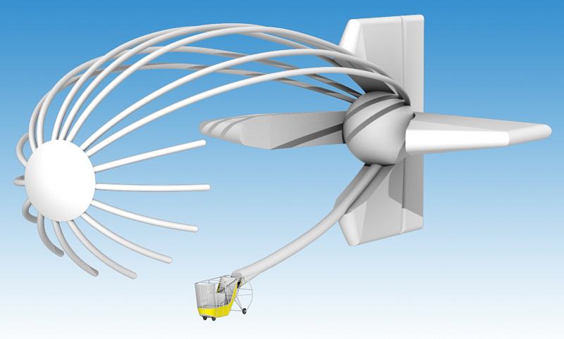Hot Air Airship pressure tubes